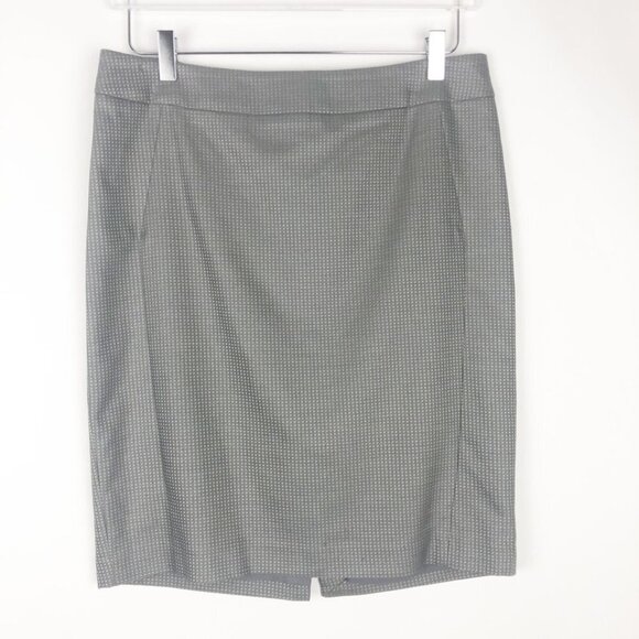 NWT The Limited Career or Casual Wear Pencil Skirt. Grey/Silver Pattern. Size 6 - Picture 12 of 12